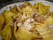 Piatti tipici di Siena: pappardelle sulla lepre