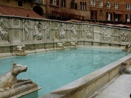 La fontanas de Siena: Fonte Gaia