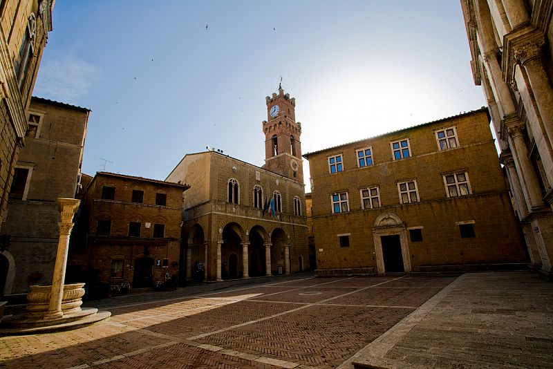 Besuchen Sie Palazzo Piccolomini in Pienza
